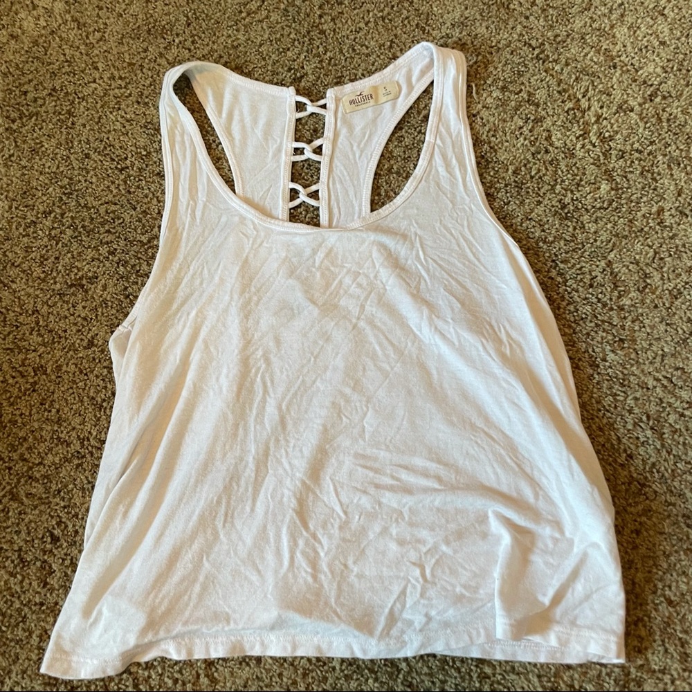 Hollister White Tank